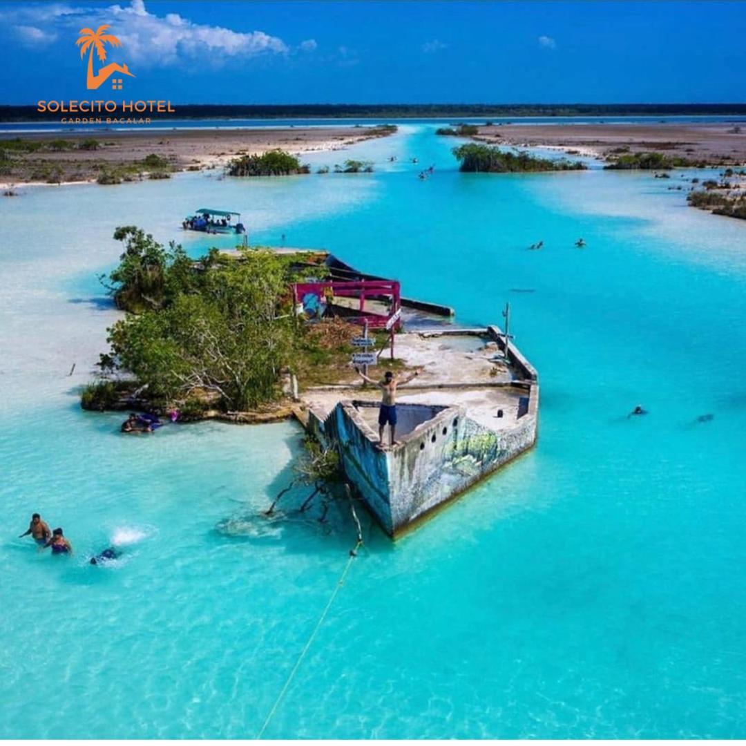 Hotel Apartaments Solecito Bacalar - Free Bikes & Paddle Экстерьер фото